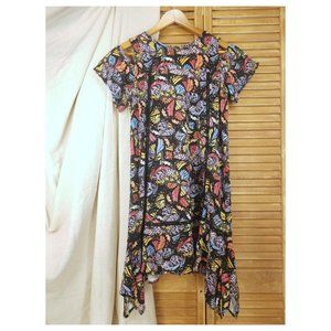 Monarch Asymmetrical Tunic Dress🦋